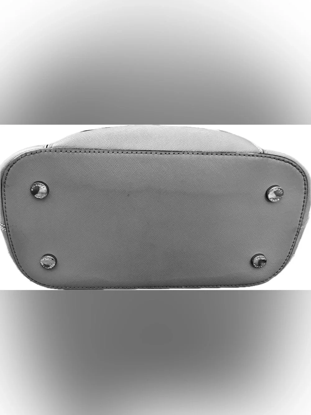 Michael Kors Grey Satchel with Front Pocket